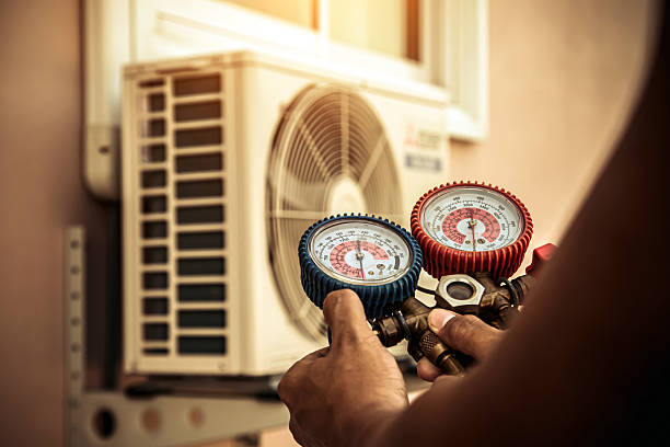 Professional Ac Installation technician working in Rifton, NY